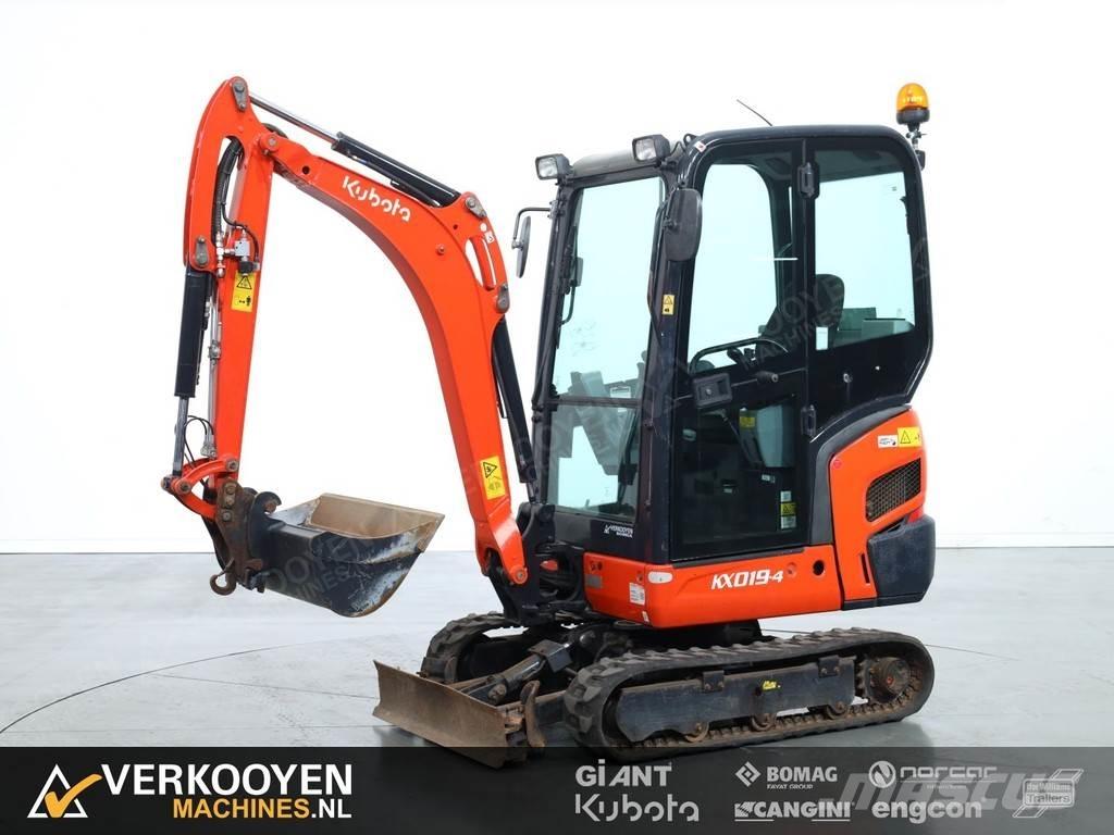 Kubota KX019-4 Mini ekskavatoriai < 7 t