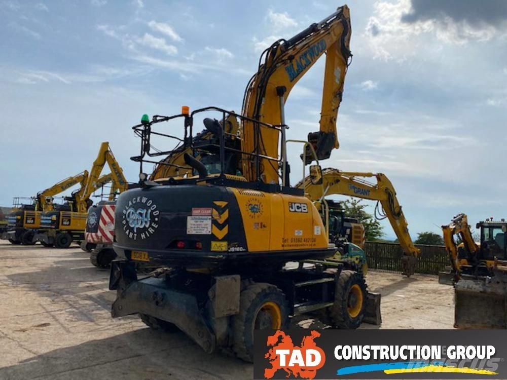 JCB JS 160 W Ratiniai ekskavatoriai