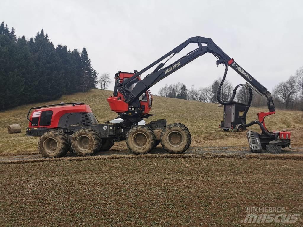 Komatsu 931 XC Miško technika (Harvesteriai)