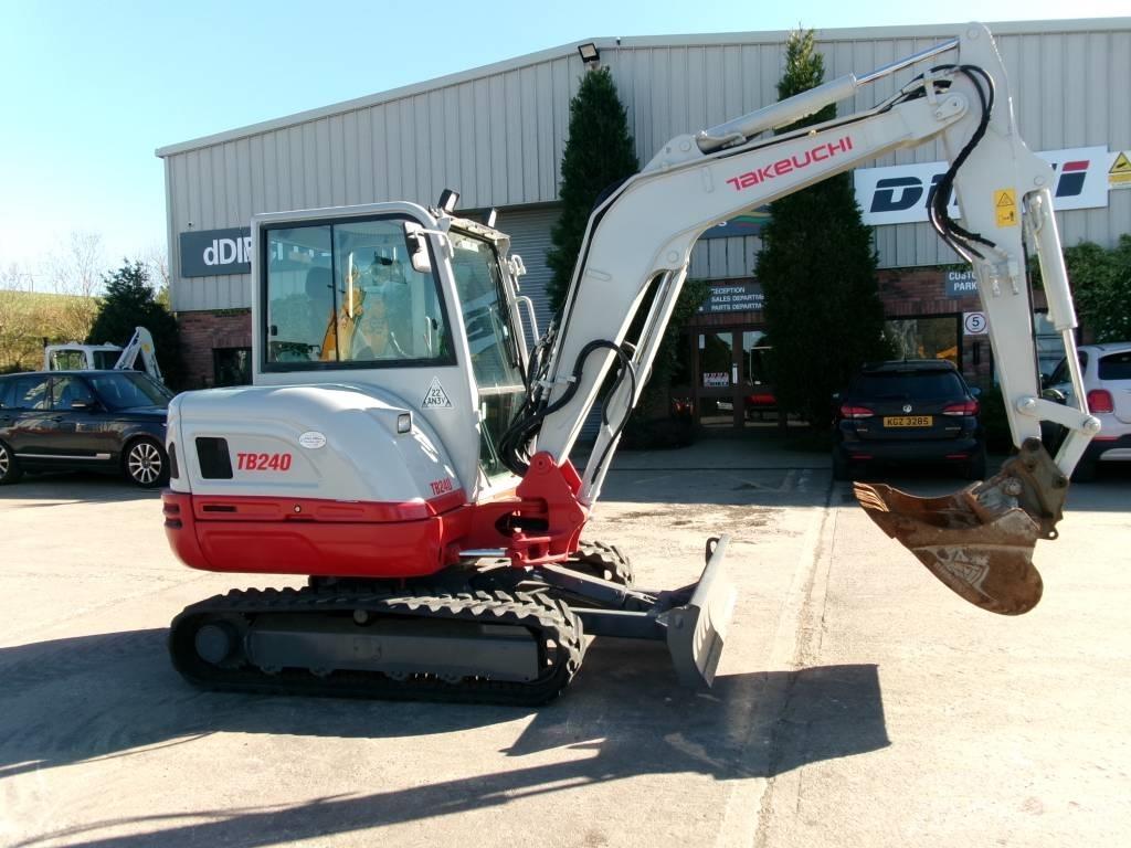 Takeuchi TB 240 Mini ekskavatoriai < 7 t