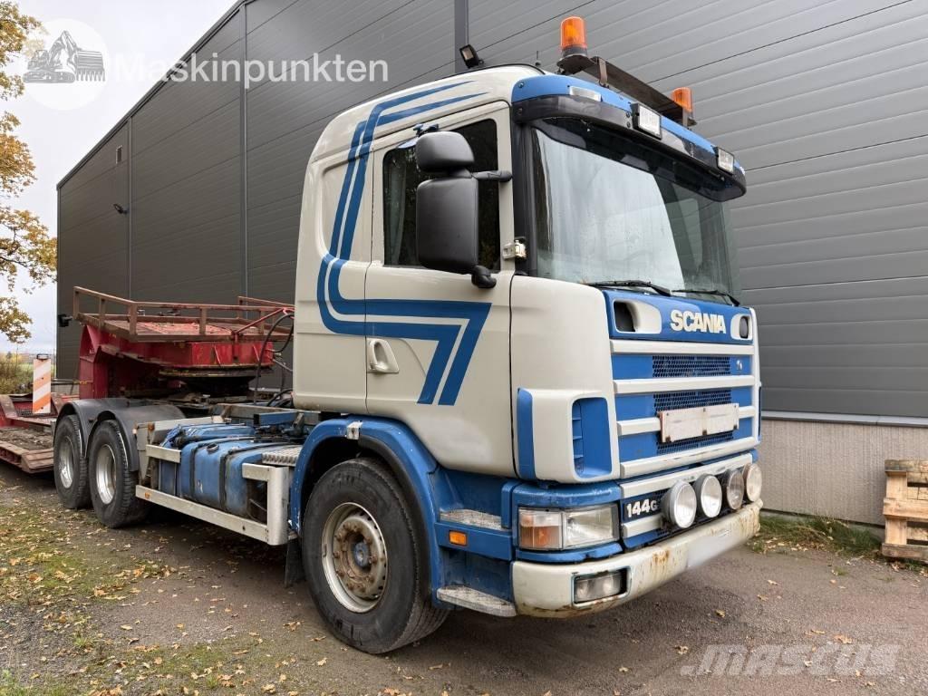 Scania R 144 GB Sunkvežimiai su keliamuoju kabliu