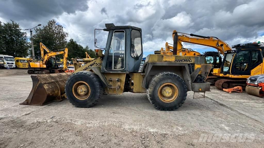 Hanomag 50 E Naudoti ratiniai krautuvai
