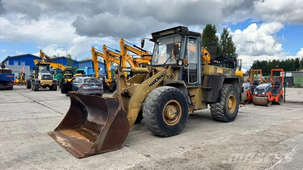 Hanomag 50 E Naudoti ratiniai krautuvai