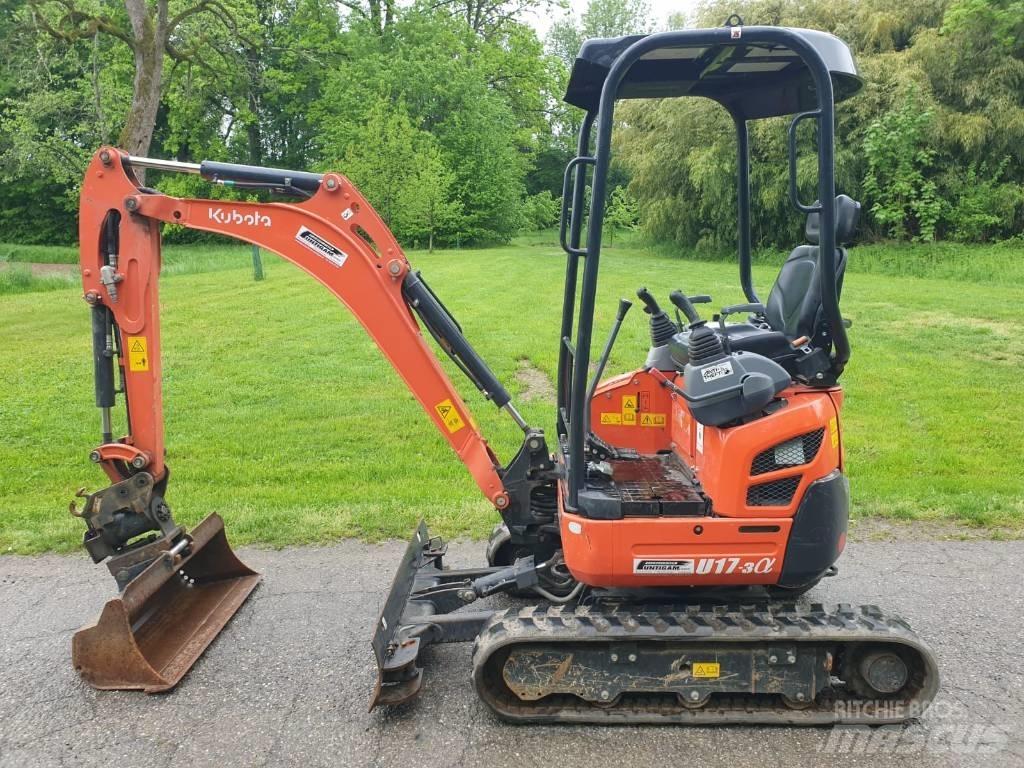 Kubota U 17-3a Mini ekskavatoriai < 7 t