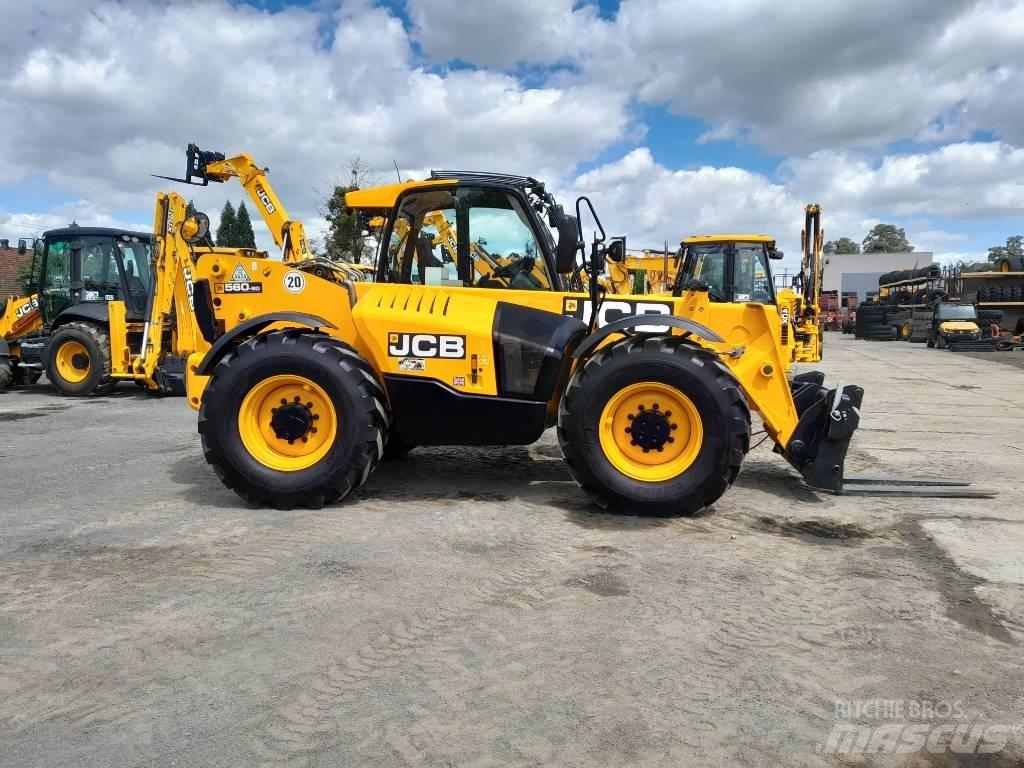 JCB 560-80 WM Teleskopiniai ratiniai krautuvai