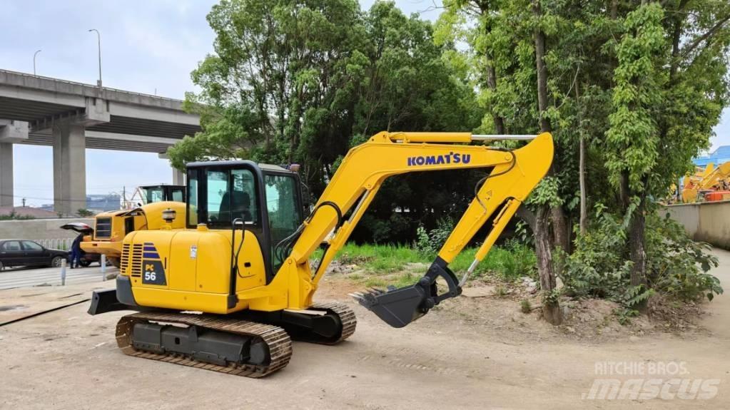 Komatsu pc56 Vikšriniai ekskavatoriai