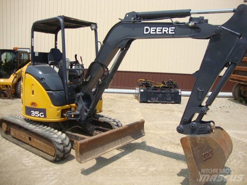 DEERE 35G Mini ekskavatoriai < 7 t