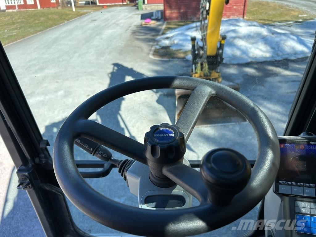 Komatsu PW 148-10 Ratiniai ekskavatoriai