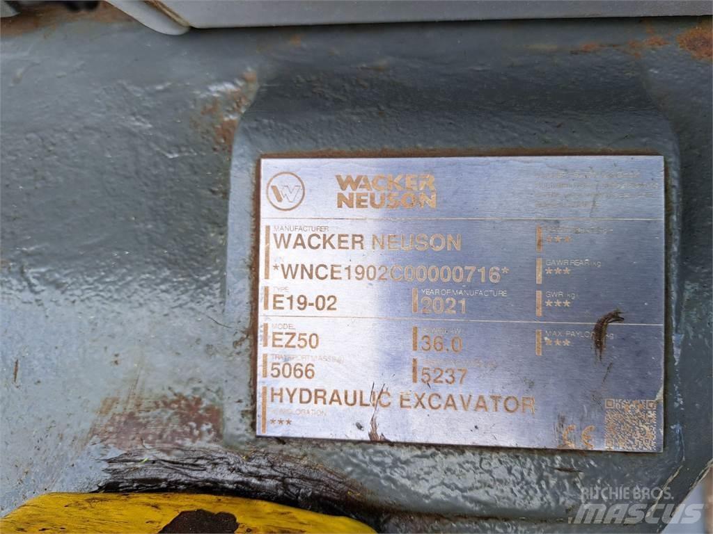 Wacker Neuson EZ50 Vikšriniai ekskavatoriai