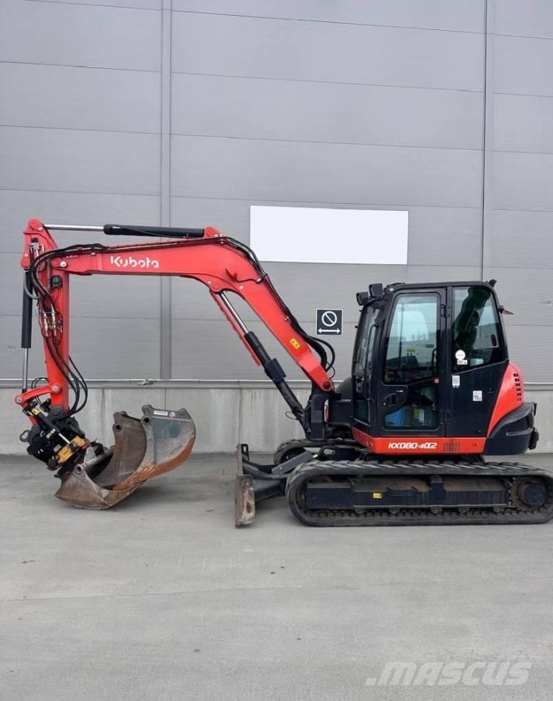 Kubota KX 080-4@2 Vidutinės galios ekskavatoriai 7-12 t