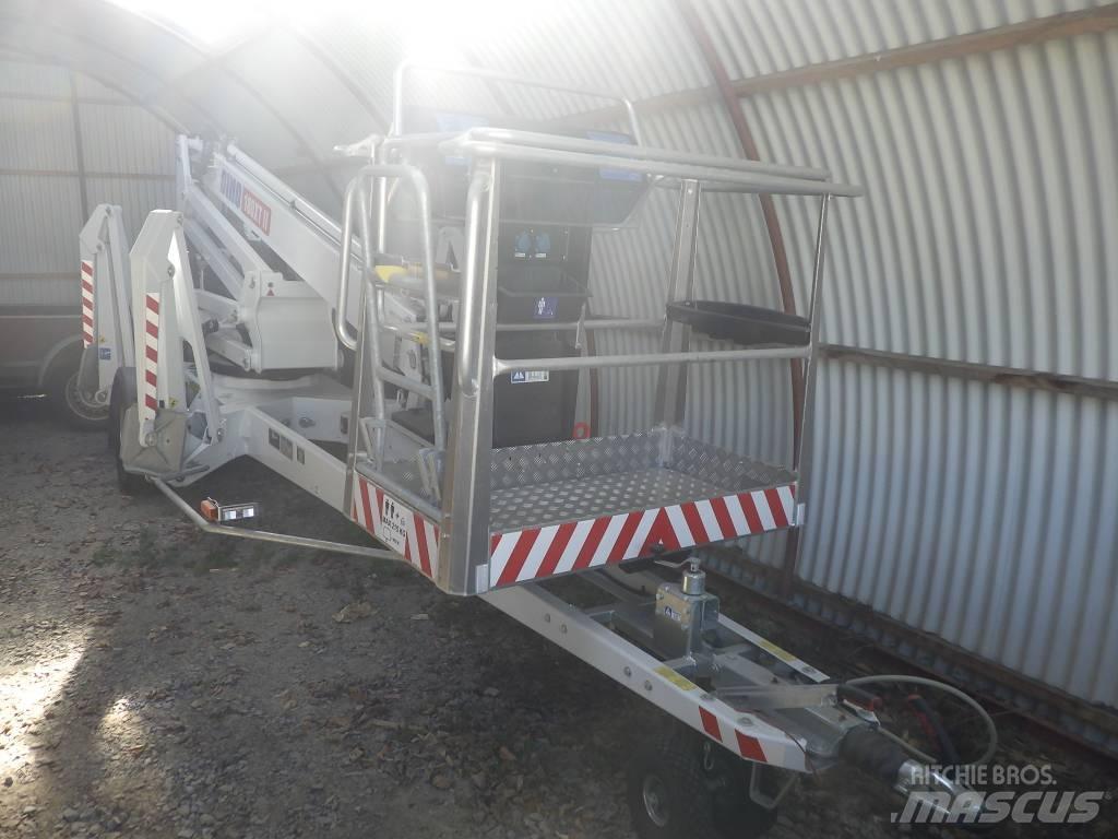 Dino 180 XT II Ant priekabų montuojamos kėlimo platformos