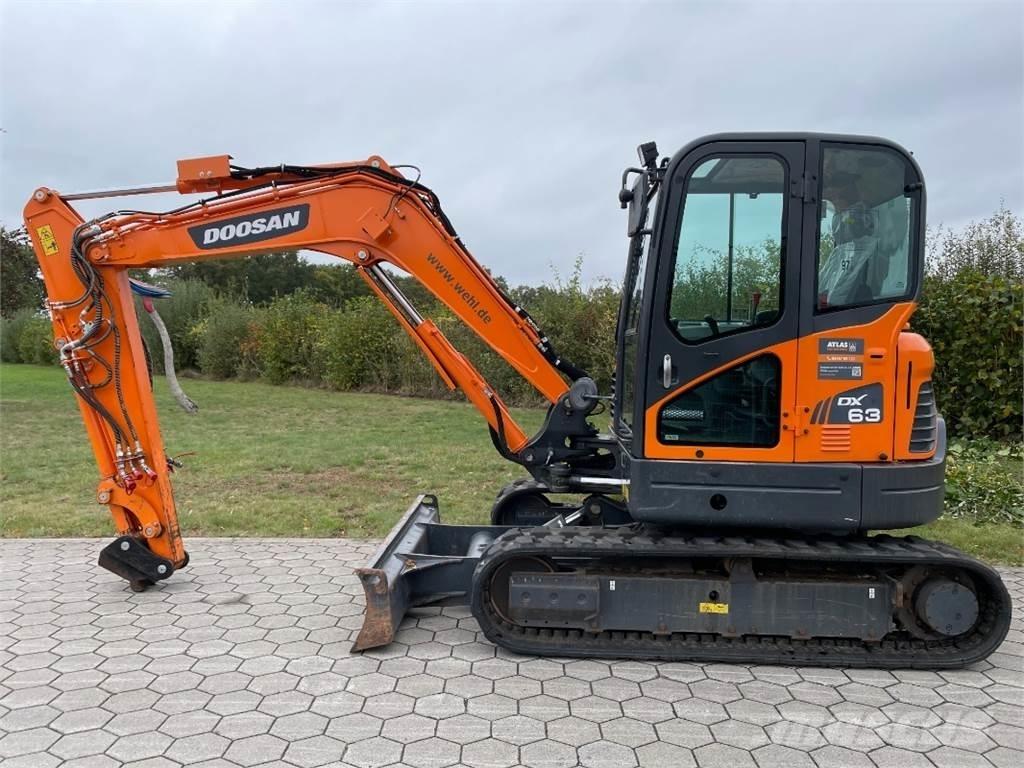 Doosan DX63-3 Mini ekskavatoriai < 7 t