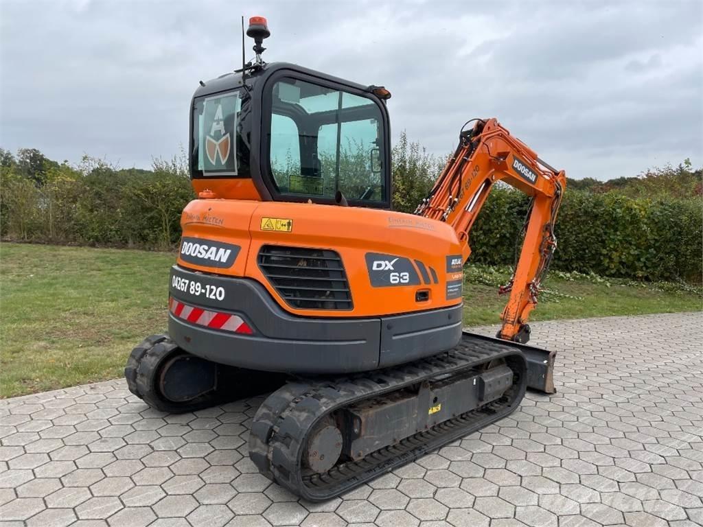 Doosan DX63-3 Mini ekskavatoriai < 7 t