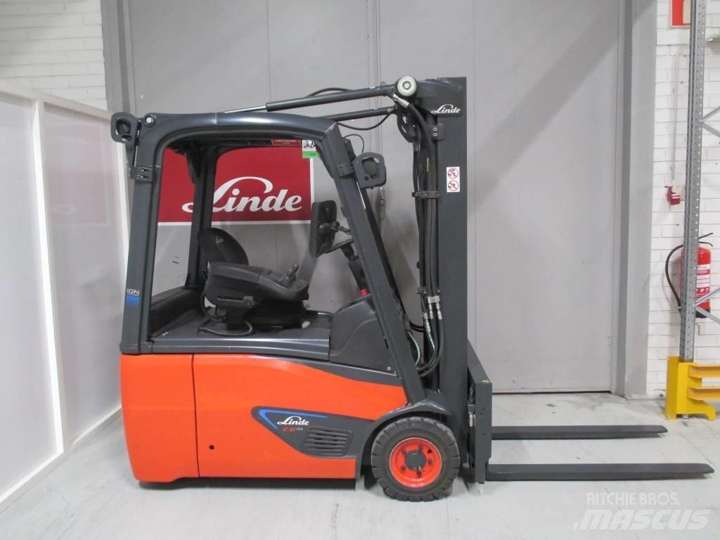 Linde E16 Elektriniai šakiniai krautuvai