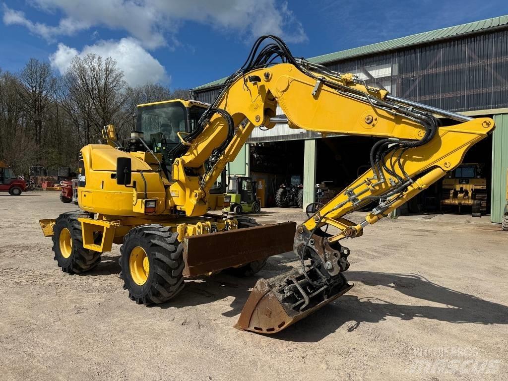 Komatsu PW 98 MR-8 Ratiniai ekskavatoriai