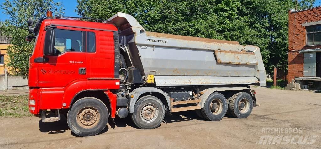 MAN TGS 41.480 Savivarčių priekabų vilkikai