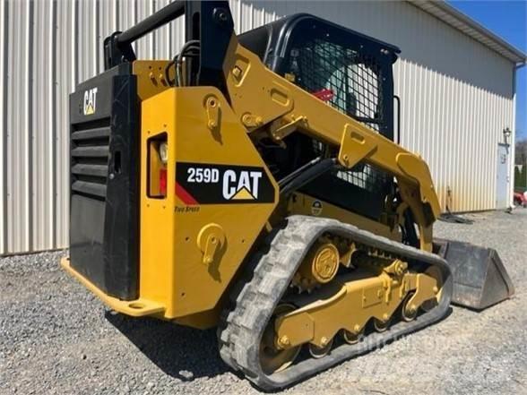 CAT 259D Krautuvai su šoniniu pasukimu