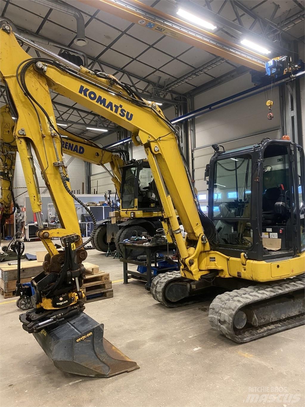 Komatsu PC55MR-5 Mini ekskavatoriai < 7 t