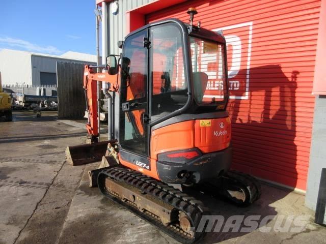 Kubota U 27-4 Mini ekskavatoriai < 7 t