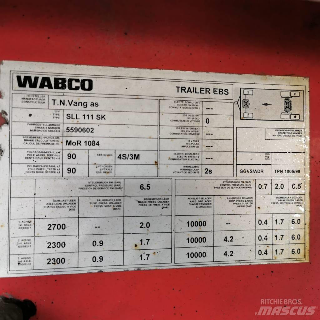 Vang SLL111SK Dengtos puspriekabės