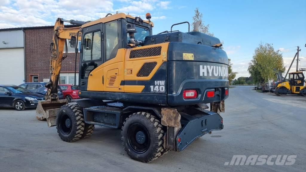 Hyundai HW 140 Ratiniai ekskavatoriai