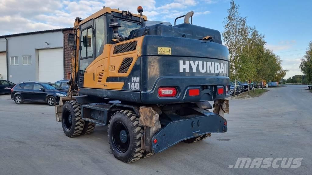 Hyundai HW 140 Ratiniai ekskavatoriai