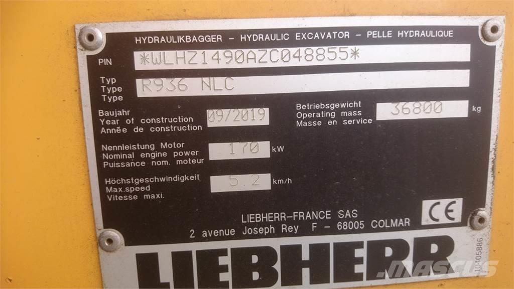 Liebherr R936 NLC Vikšriniai ekskavatoriai