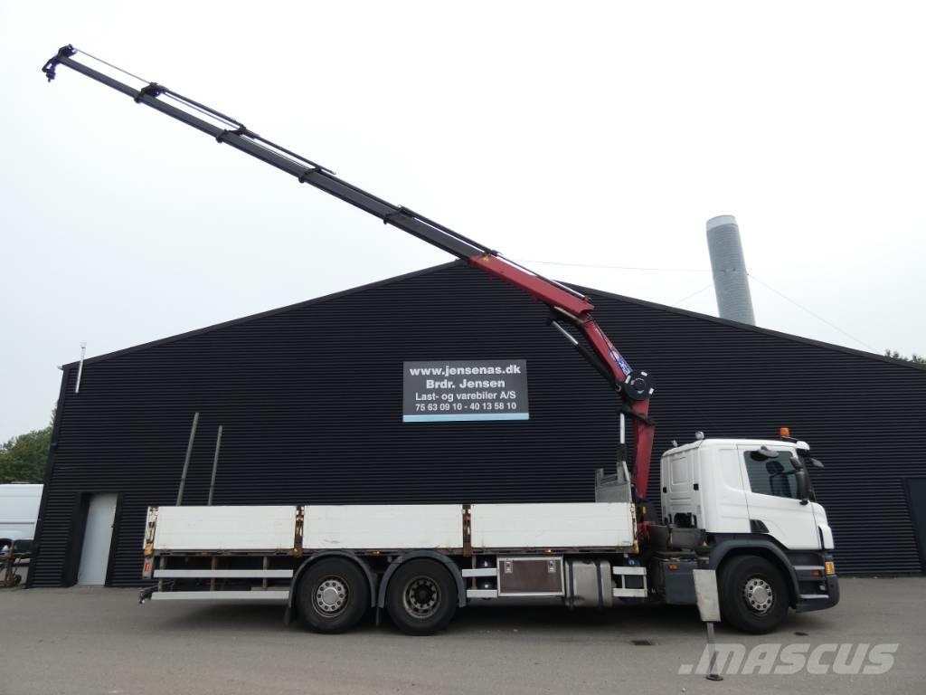 Scania P 360 Automobiliniai kranai