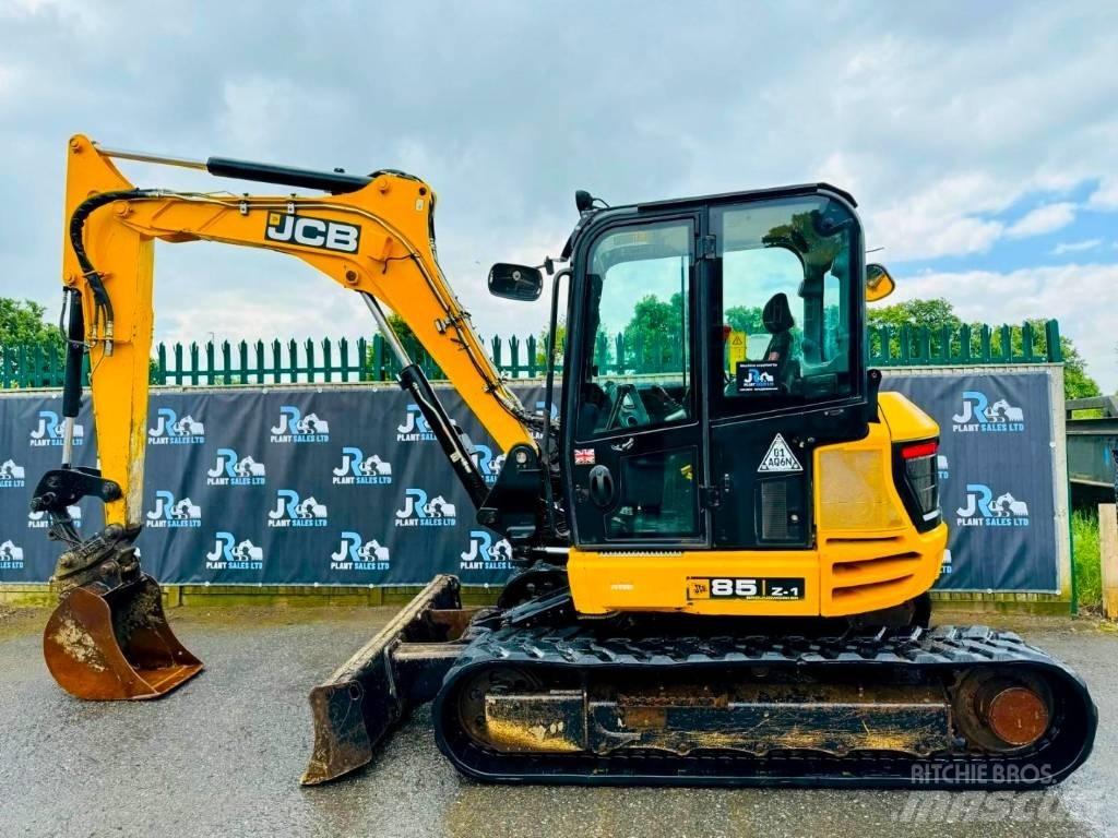 JCB 85 Z Vidutinės galios ekskavatoriai 7-12 t