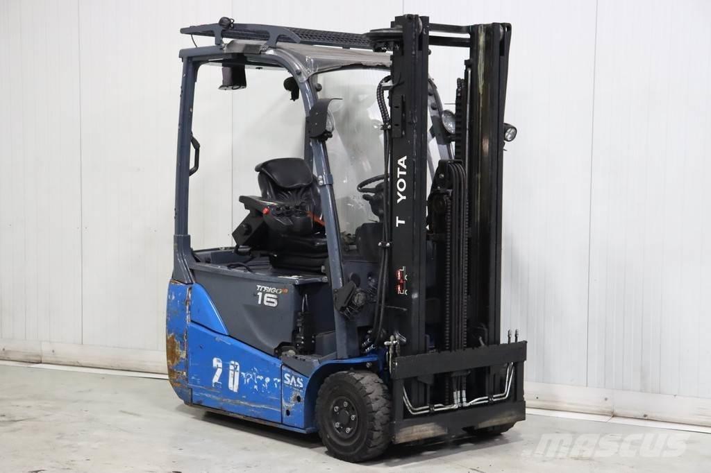 Toyota 8FBE16T Elektriniai šakiniai krautuvai