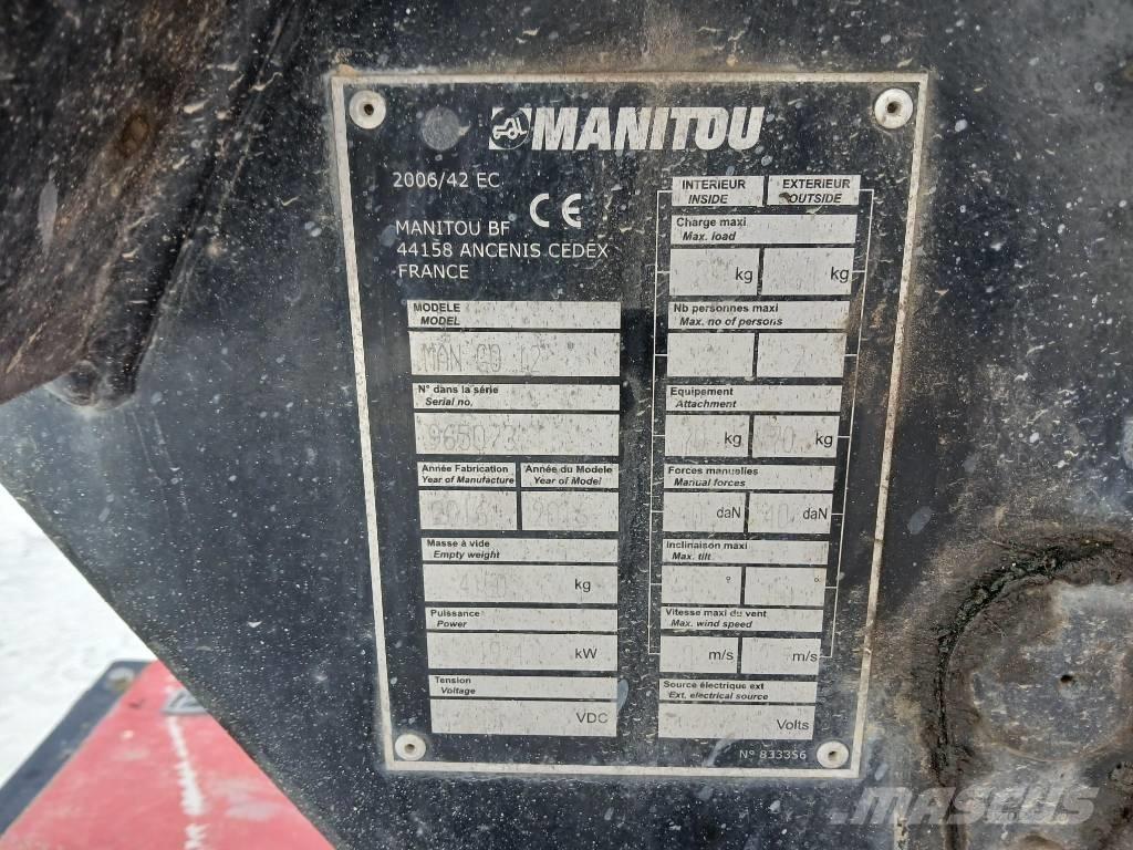 Manitou ManGo 12 Alkūniniai keltuvai
