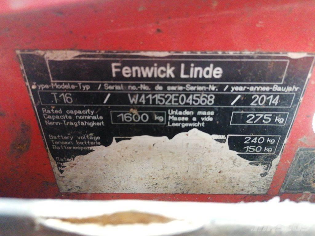 Linde T16 Mažų aukščių keltuvai