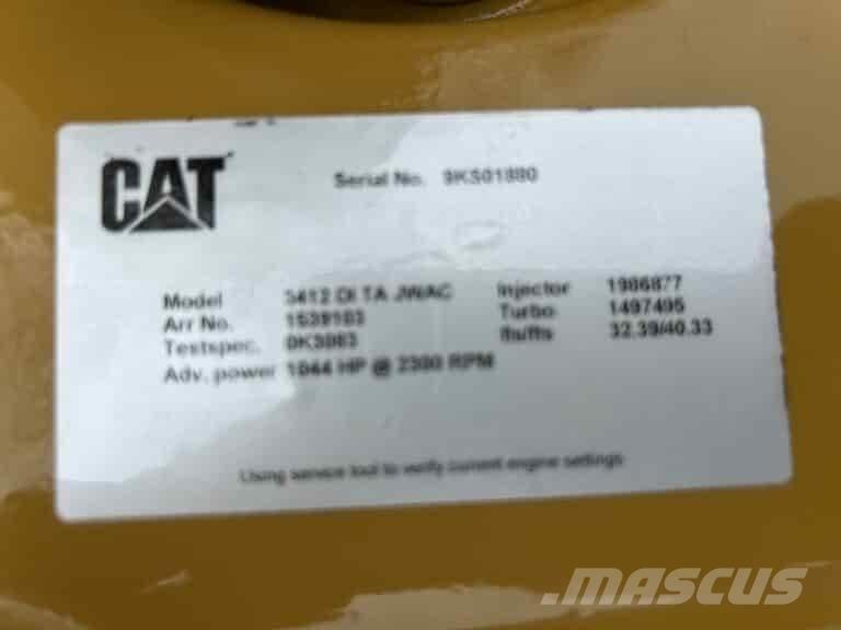 CAT 3412E Jūrų variklio dalys