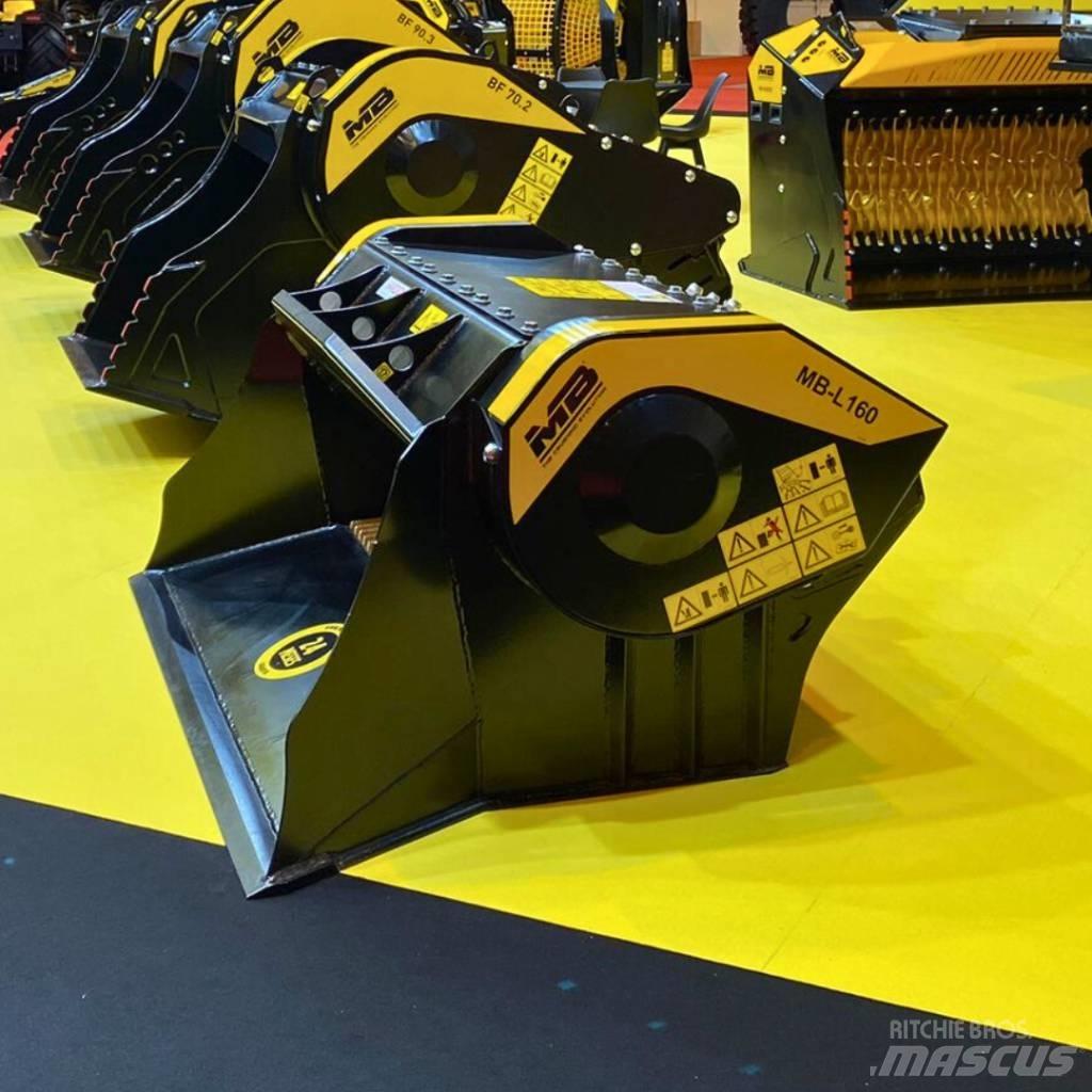 MB Crusher MB-L160 Smulkinimo kaušai
