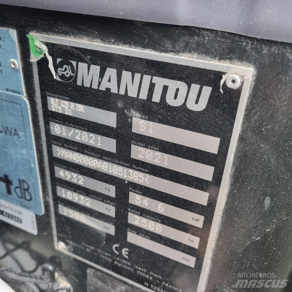 Manitou MLT 625-75 H Teleskopiniai krautuvai
