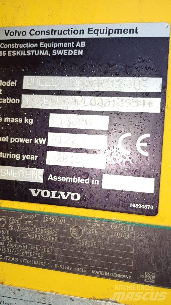 Volvo L 60 H Naudoti ratiniai krautuvai