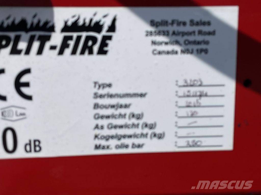 Split-Fire 3203 Medžių skaldymo, pjovimo ir lupimo įrengimai