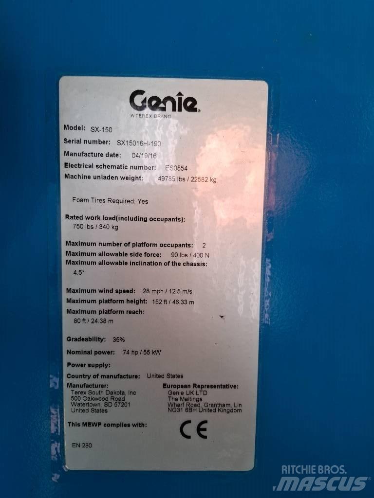 Genie SX 150 Teleskopiniai keltuvai