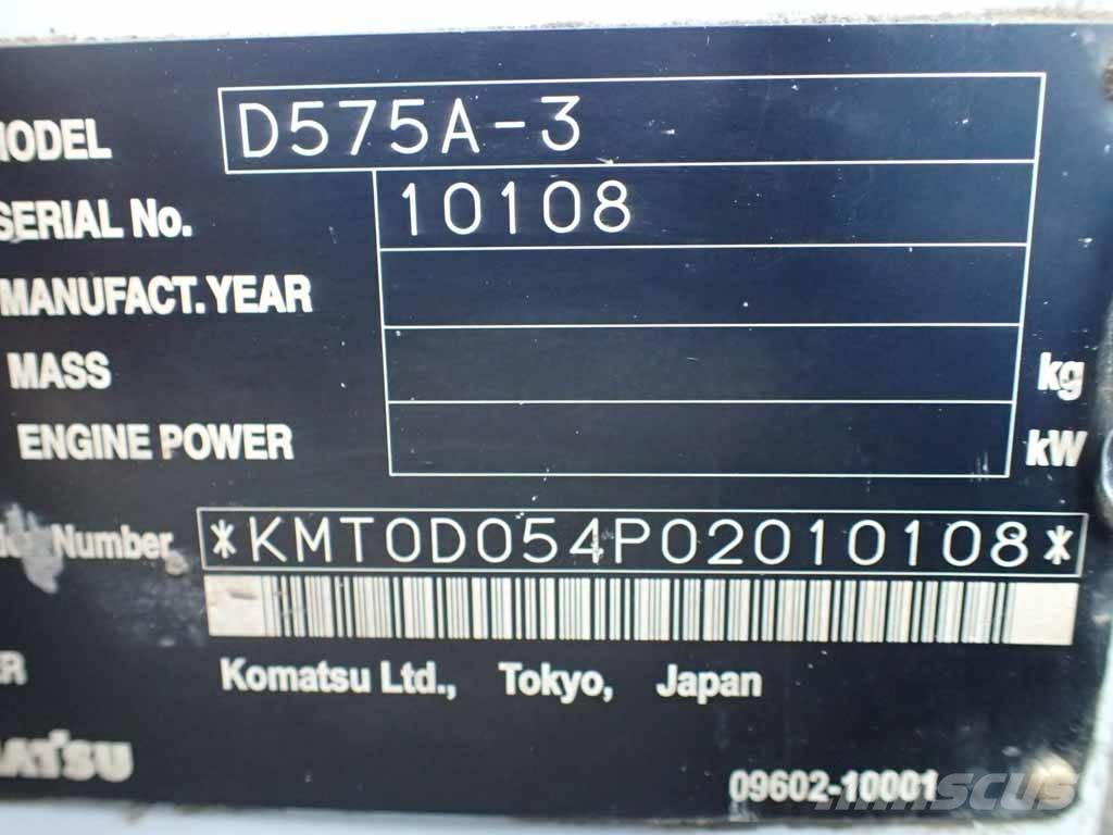 Komatsu D 575 A-3 Vikšriniai buldozeriai