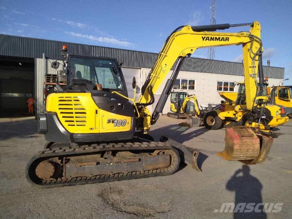 Yanmar SV 100-2A Vidutinės galios ekskavatoriai 7-12 t