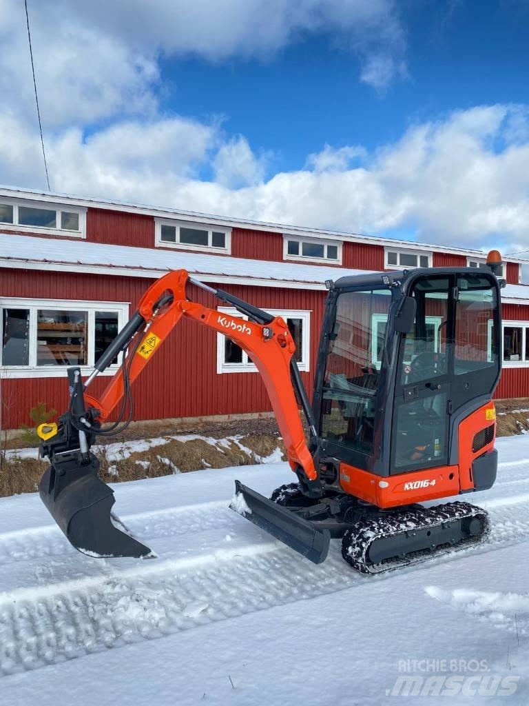 Kubota KX016-4 Mini ekskavatoriai < 7 t
