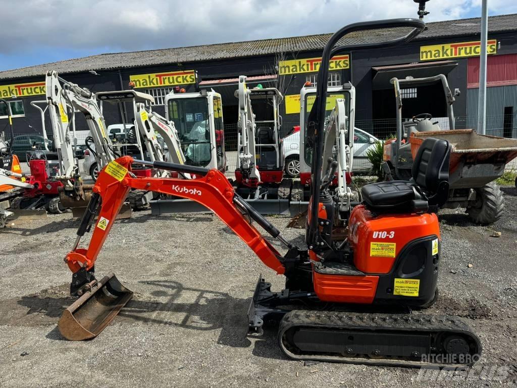 Kubota U 10-3 Mini ekskavatoriai < 7 t