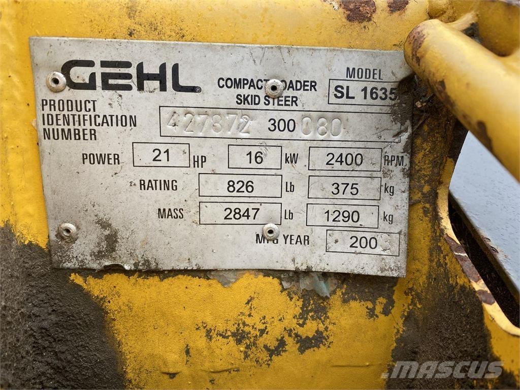 Gehl SL1650 Mini krautuvai