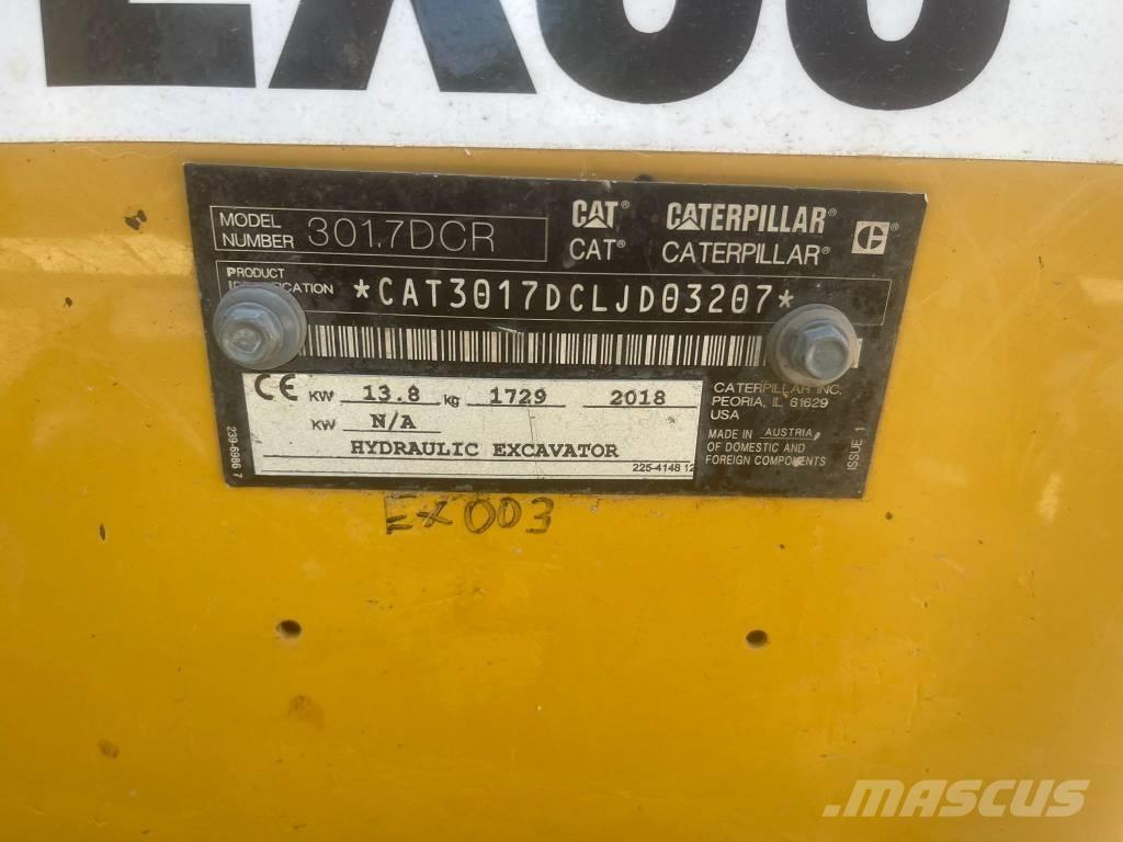 CAT 301.7 CR Mini ekskavatoriai < 7 t