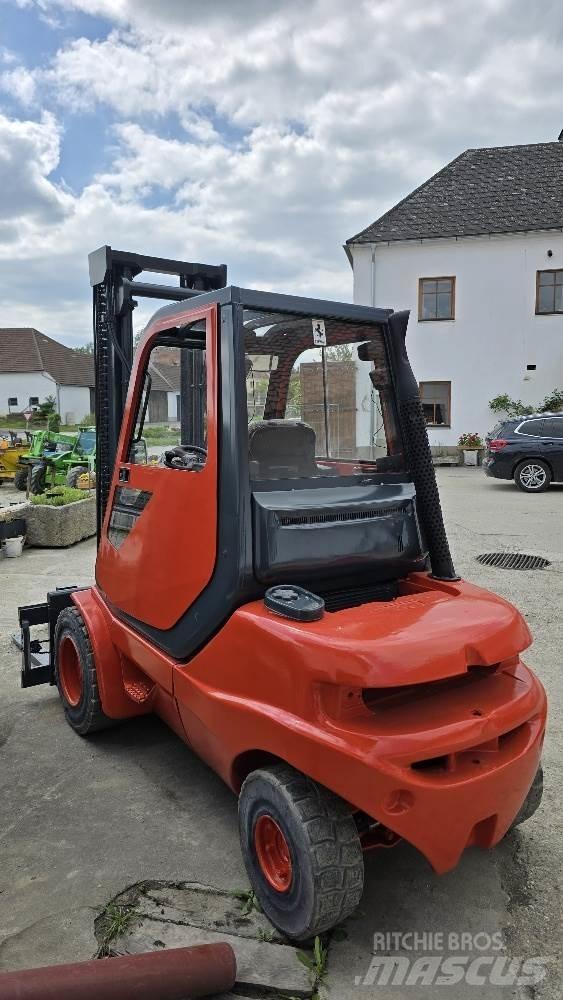 Linde H35D Stapler Rankiniai vėžimėliai