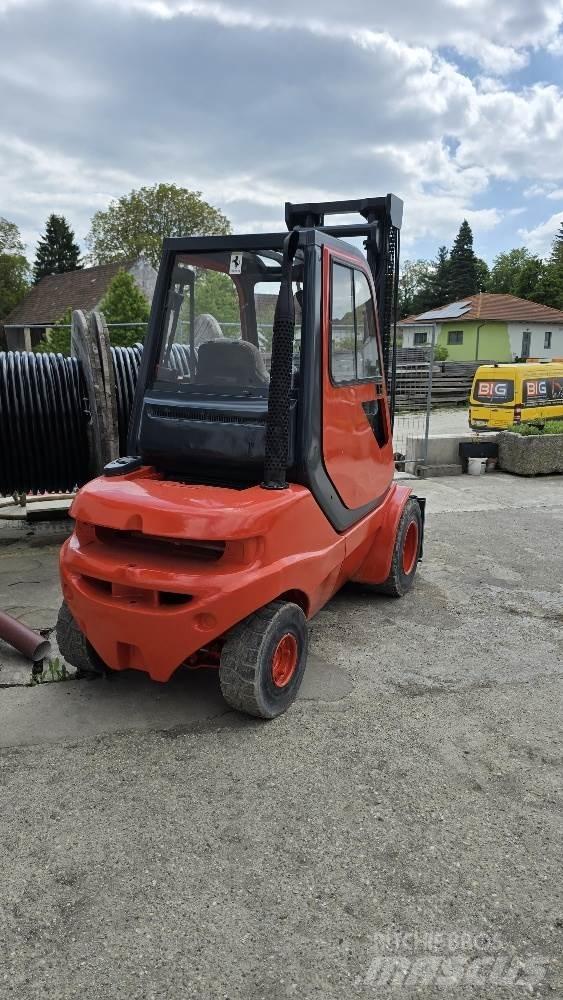 Linde H35D Stapler Rankiniai vėžimėliai