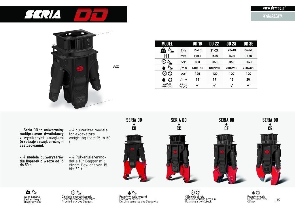 DEMOQ DD16 Trupintuvai