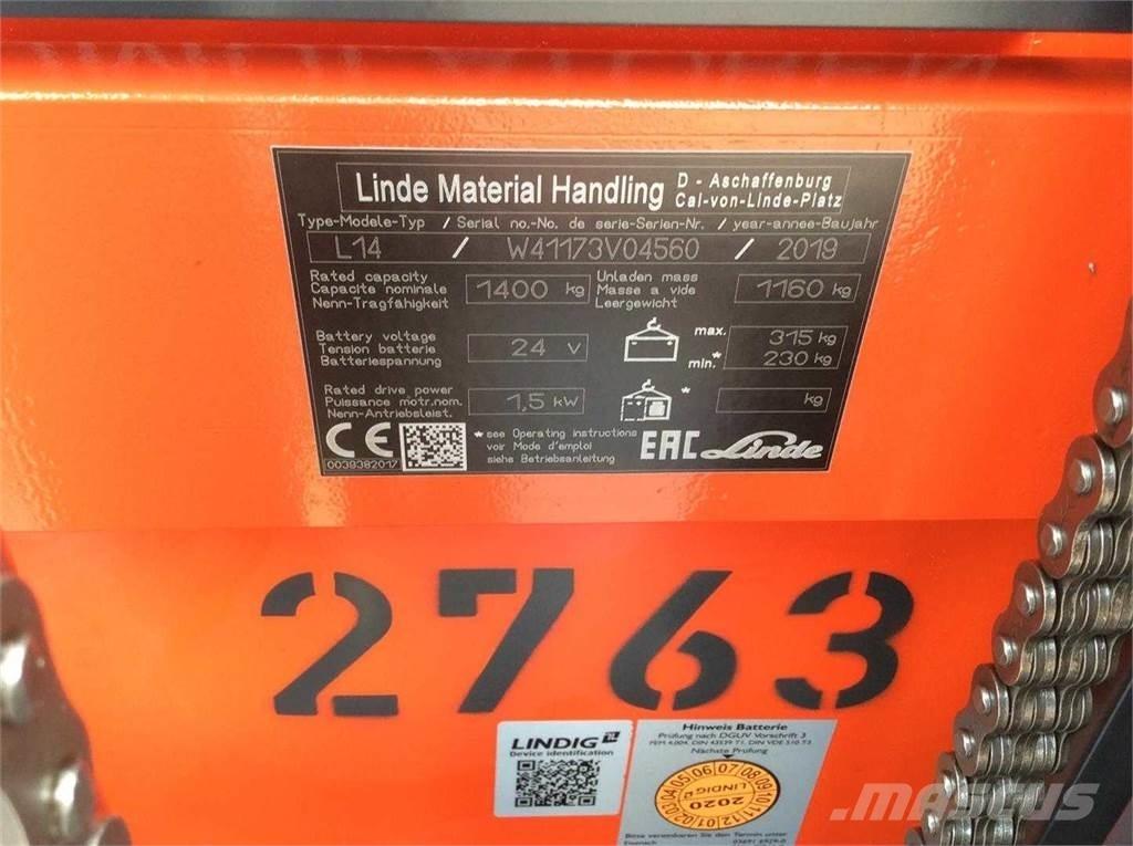 Linde L14I Savaeigiai rietuvai