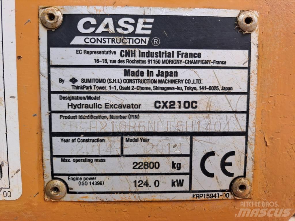 CASE CX 210 C Vikšriniai ekskavatoriai