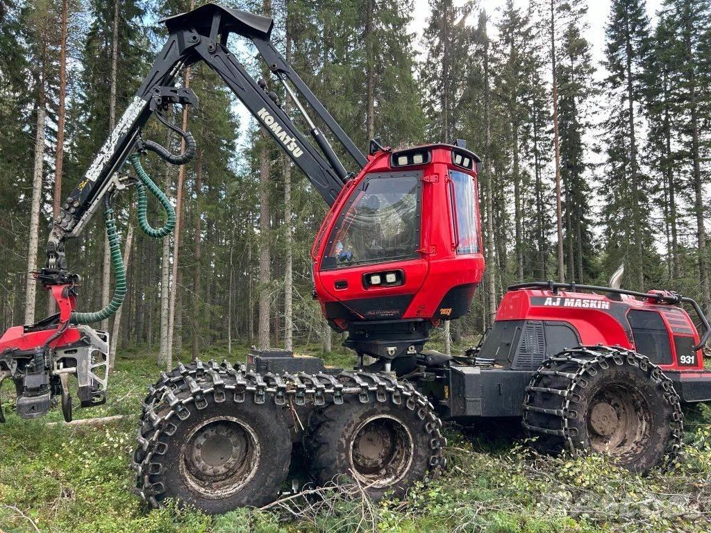 Komatsu 931 Miško technika (Harvesteriai)